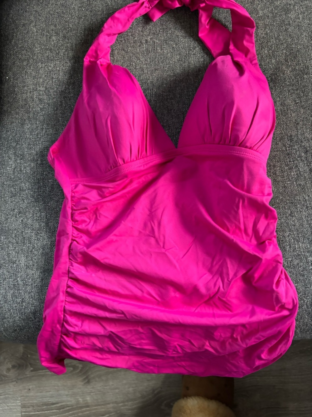 Ralph Lauren Bright Pink Swim Tankini top size 2